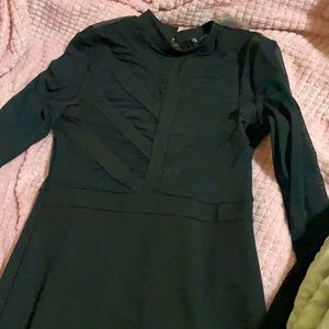 Blk sheer dress